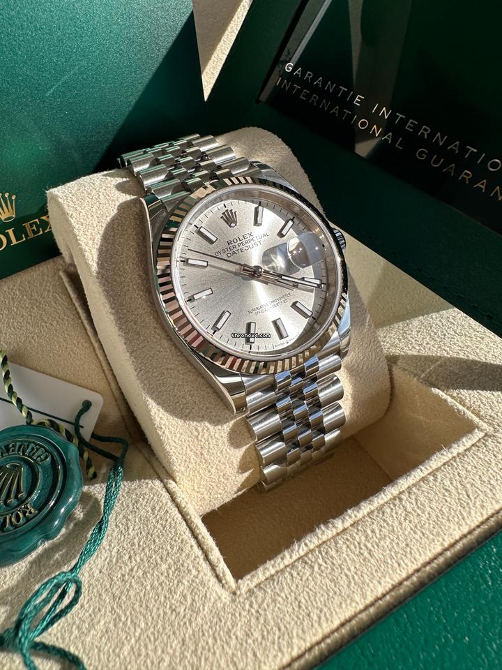 Rolex Datejust 41 Silver Dial Jubilee Bracelet
