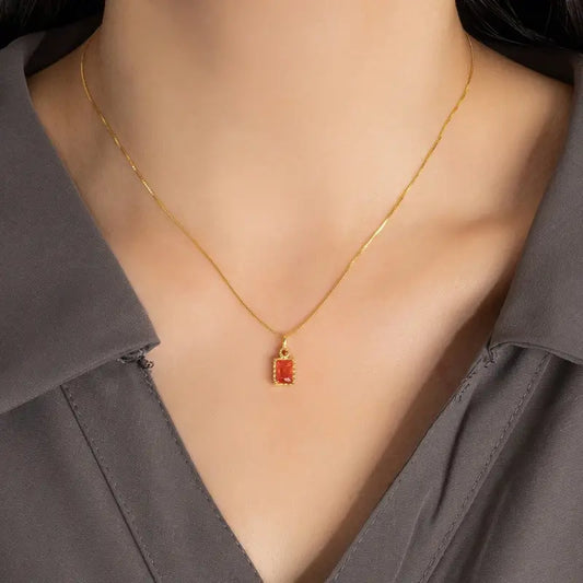 Regal Ruby Radiance Pendant