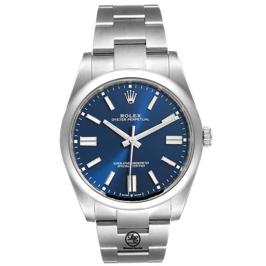 Rolex Oyster automatic Perpetual Blue Dial Stainless Steel