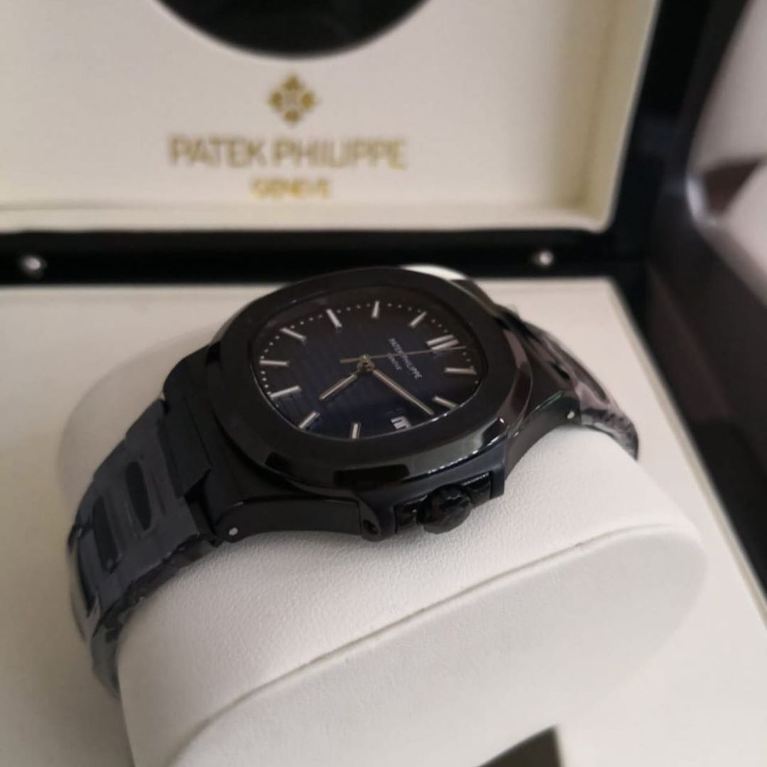Black Patek Philippe Geneve Automatic