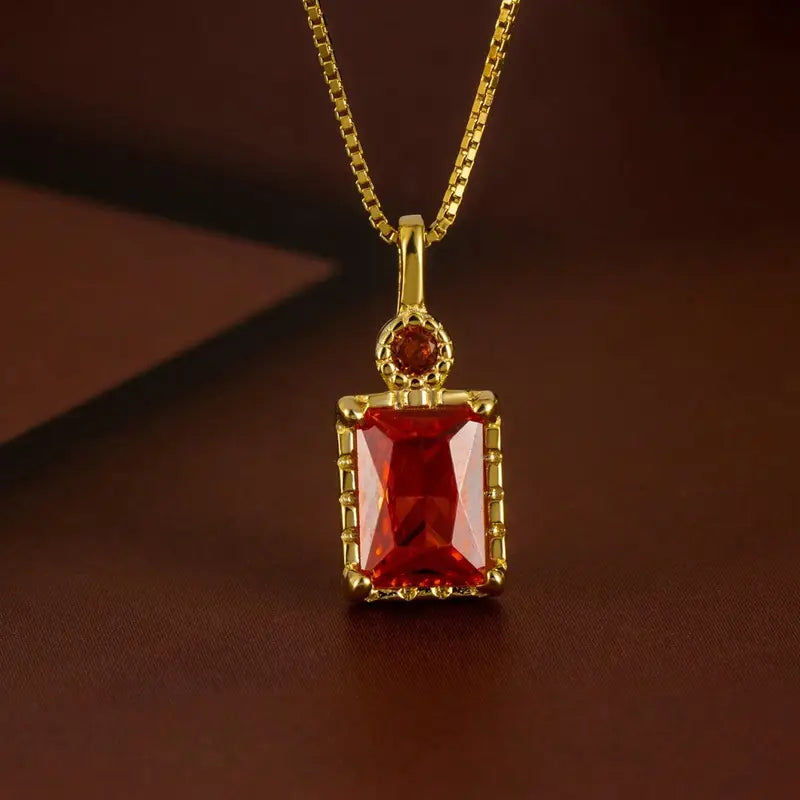 Regal Ruby Radiance Pendant