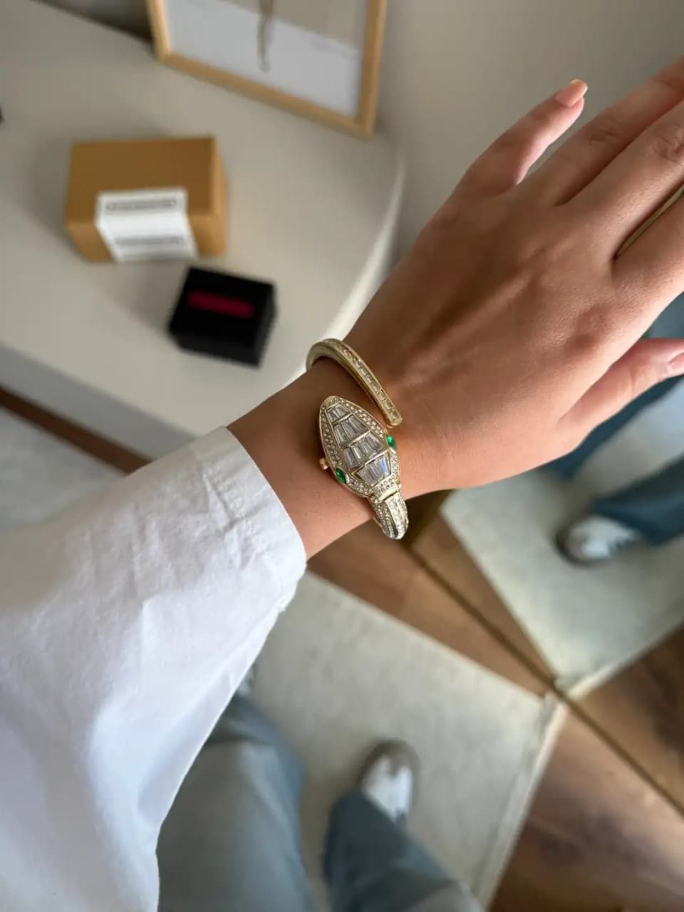 Bvlgari Serpenti watch.