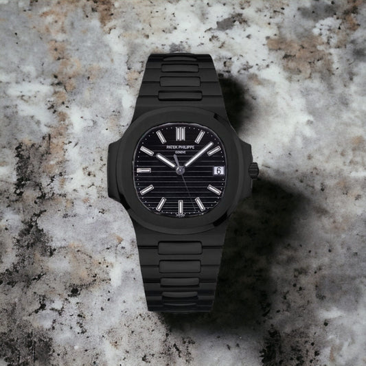 Black Patek Philippe Geneve Automatic