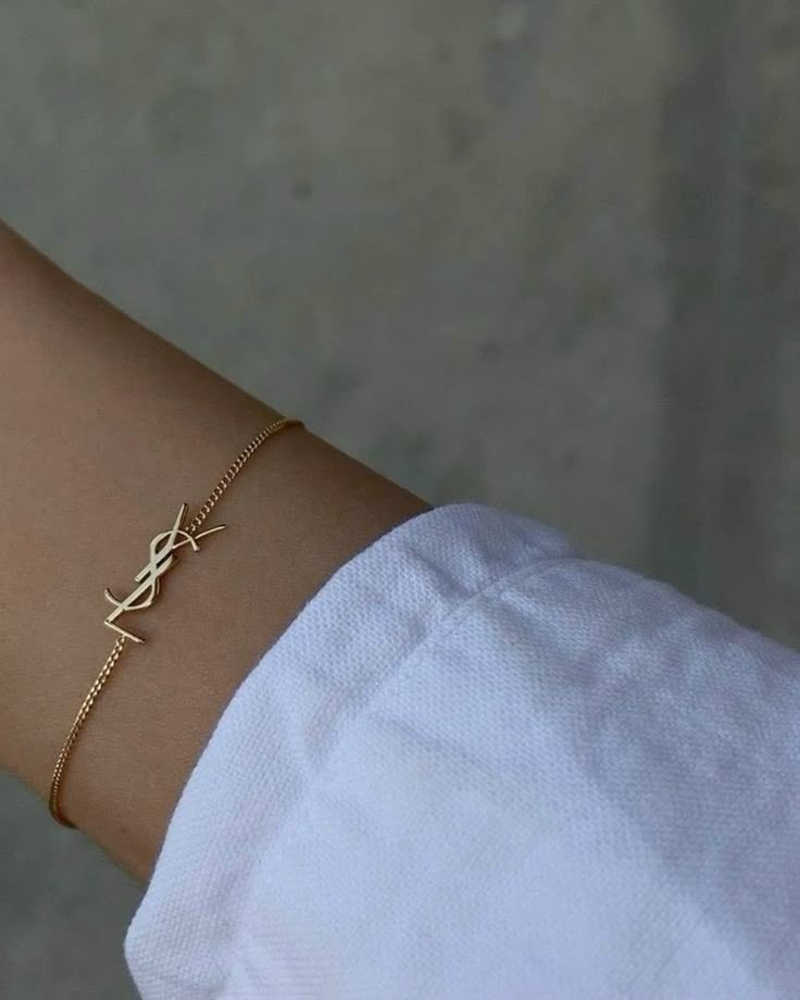 YSL (Saint Laurent) Monogram Bracelet.